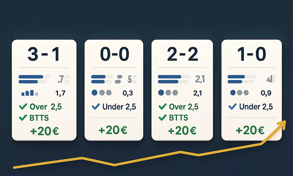 Casos pr&aacute;cticos y ejemplos reales de apuestas exitosas en mercados de goles de LaLiga