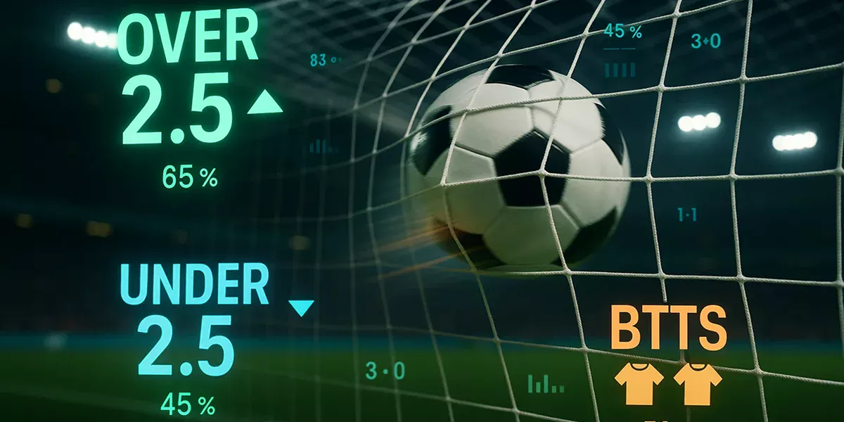 Mercados de goles en LaLiga: visualización de Over, Under y Ambos Marcan en apuestas de fútbol