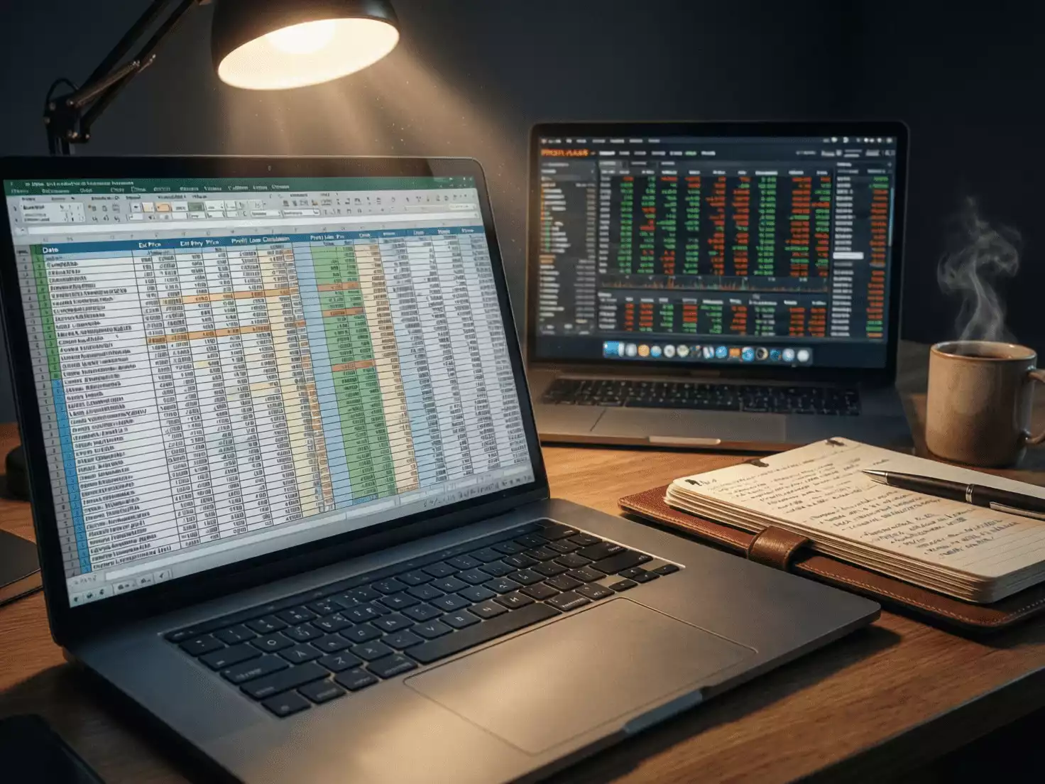 Registro detallado de operaciones de trading de apuestas
