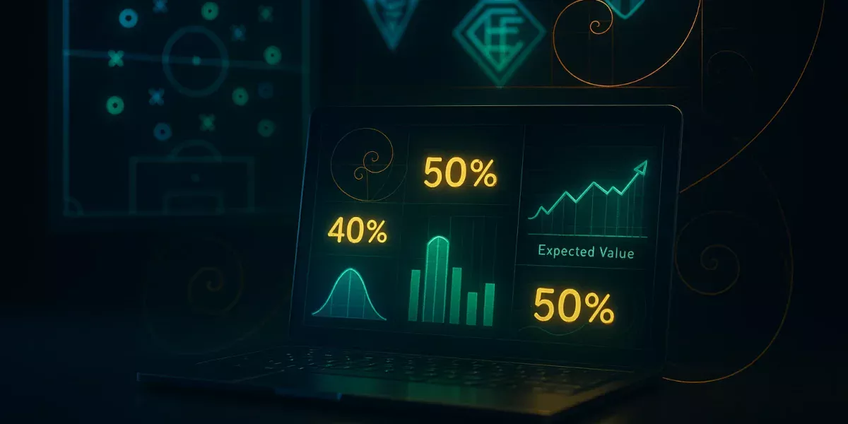 Concepto de value betting en LaLiga con análisis matemático y cálculo de probabilidades